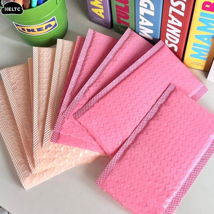 10pcs-pack-pink-purple-bubble-bag-thicked-express-package-bag-self-adhesive-courier-shipping-mailers-sticker-holder