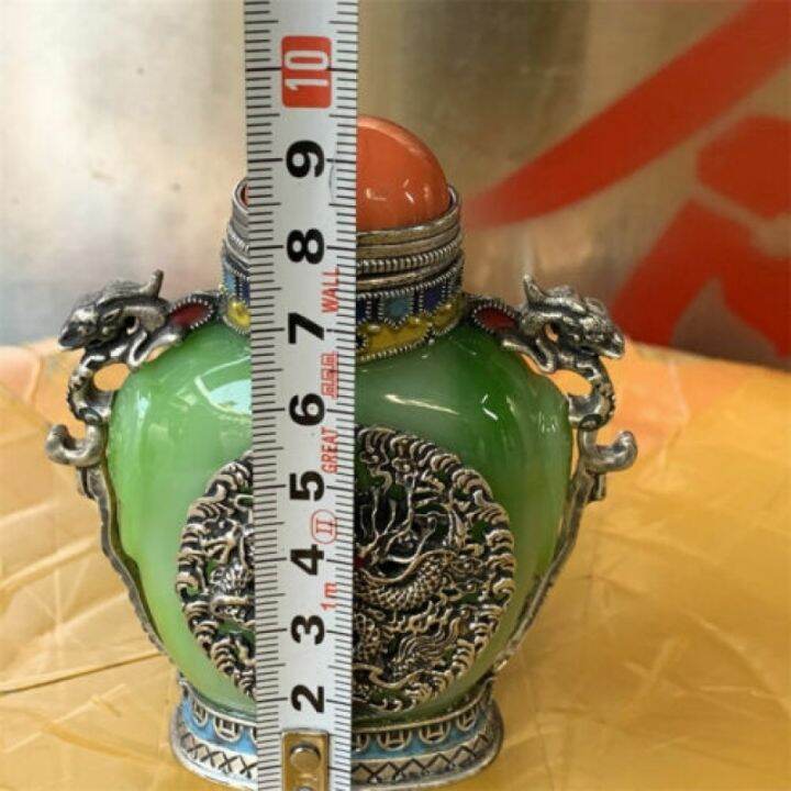 green-jade-tibetan-copper-dragon-snuff-bottle-china-antique-collection-ornaments