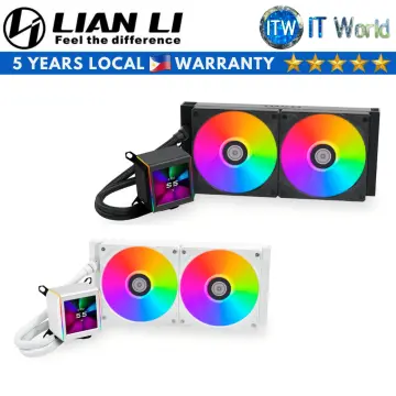 Lian Li Galahad II LCD 360 AIO CPU Liquid Cooler with SL Infinity Fans  Black - GA2ALCD36INB.US