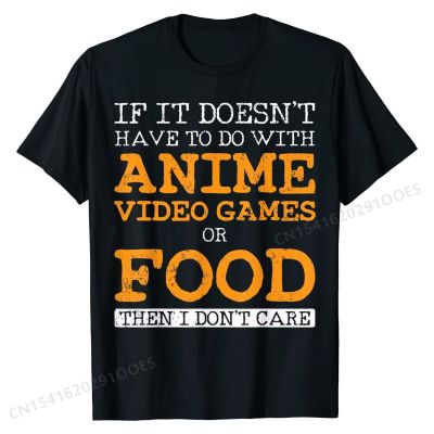 Anime Video Game Food Vintage T-Shirt T Shirts Tops Shirts Latest Cotton Casual Funny Men