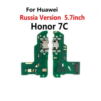 【❉HOT SALE❉】 anlei3 บอร์ดชาร์จเสียบไมโคร Usb ใหม่1ชิ้นแผงวงจรหัวต่อไมโครโฟนสำหรับ Huawei Honor Play 7 7a Pro 7c 7X7S อะไหล่ซ่อม