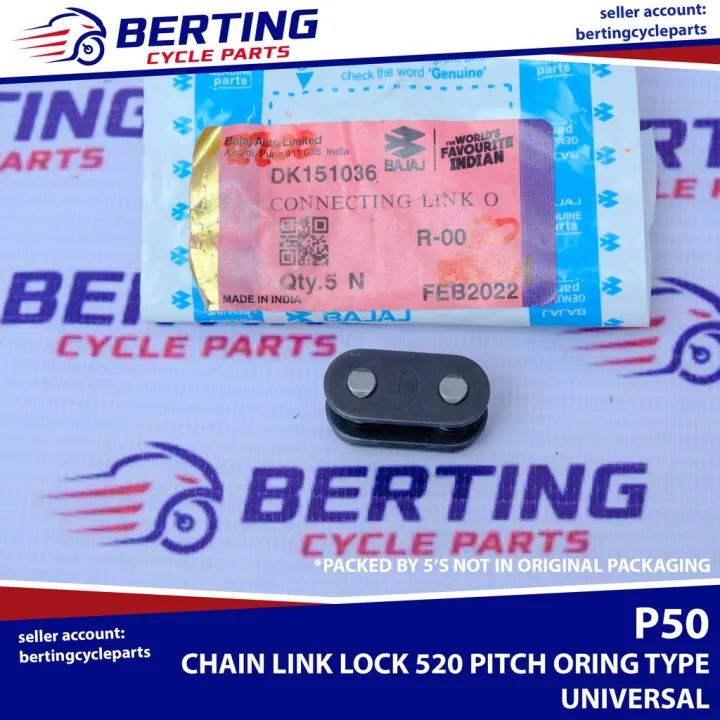Drive Chain Lock 520 Oring Type 180 200DTSI 220 NS200 RS200 Dominar KTM