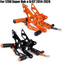 ที่วางเท้ารถจักรยานยนต์แบบปรับได้,ที่วางเท้าด้านหลังสำหรับ KTM 1290 Super Duke R GT 2014 - 2020 1290 Superduke R GT