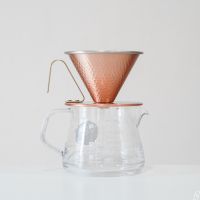 ?โปรเฟี้ยวจัด? Copper Dripper S ดริปเปอร์ทองแดงทรงกรวย เก็บเงินปลายทาง