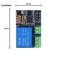 ESP8266 ESP-01S ESP01 S โมดูลรีเลย์ WiFi 5V ESP-01S ESP01S สิ่งที่สมาร์ทโฮมรีโมทคอนโทรลสวิตช์โทรศัพท์ APP