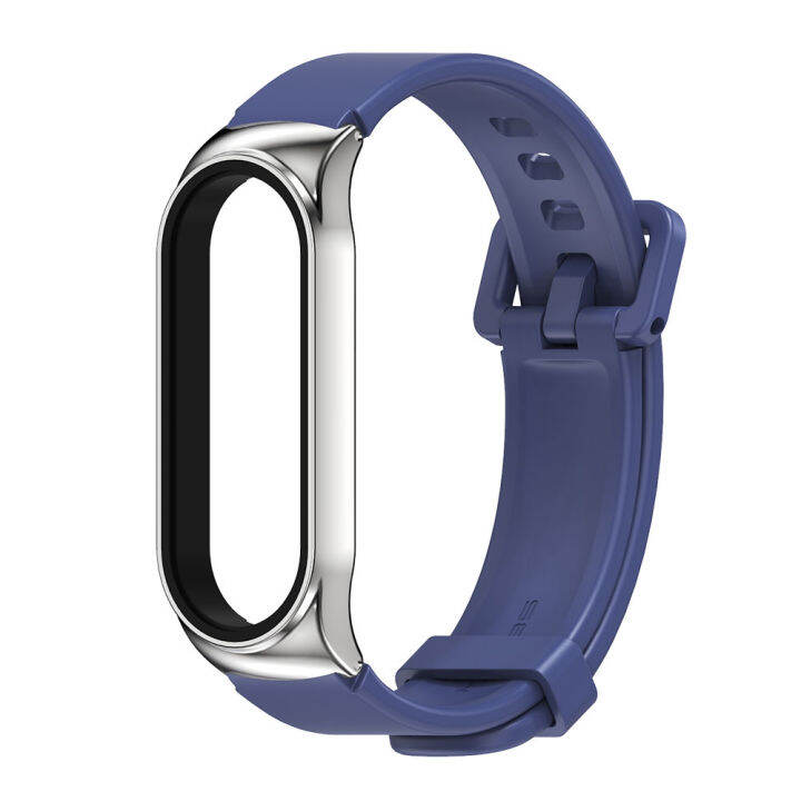 สายฐานสำหรับ-mi-band-8-7-6-5-4-3-miband-สายรัดข้อมือทั่วโลก8-7-6สายข้อมือซิลิโคนสำหรับสายซิลิโคนวง-xiaomi-mi-3-4-5