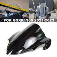 สำหรับ SUZUKI Hayabusa GSXR1300 GSXR 1300 2021 2022 2023สีดำกระจกรถจักรยานยนต์กระจกหน้าจอ Fa GSX-R GSX-R1300 21 22