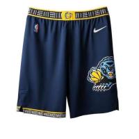 เสื้อคุณภาพสูง 2022 NBA shorts Memphis Grizzlies โกหกกางเกงบาสเก็ตบอลสีน้ำเงินเข้ม X2CW