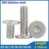 ✔❂卐 CM M2 M2.5 M3 M4 M5 M6 M8 A2-70 304 Stainless Steel Hex Hexagon Socket Ultra Thin Flat Wafer Allen Head Bolt Screw