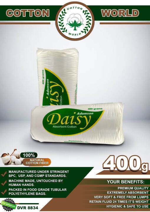 Daisy 400g Absorbent Cotton Roll | Lazada PH