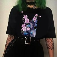 Anime Demon Slayer Shinobu Kocho พิมพ์ Tees ผู้ชายผู้หญิง Oversize เสื้อยืด Harajuku S-5XL