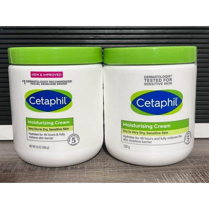 Cetaphil Moisturizing Cream Face and Body 550g/Body 566g Lazada PH