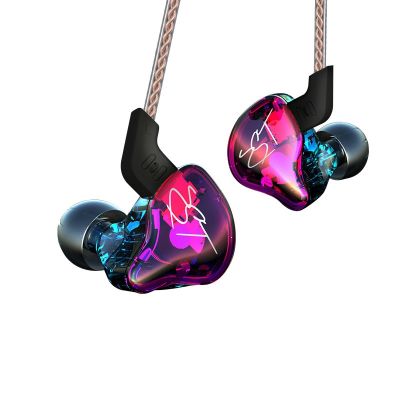KZ ZST หูฟังชนิดเสียบหู,MP3 Mega Bass แบบวงกลมไม่มีไมโครโฟน (Colour)[ห้างสรรพสินค้า Hua Jia Kang]