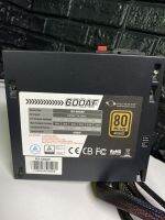 พาวเวอร์ซัพพลาย Psu-Raidmax 600AF 80+ Bronze มีปุ่มปรับรอบพัดลมเร็ว-ช้า