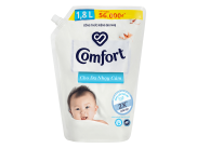 Nước xả mềm vải cho da nhạy cảm comfort dịu nhẹ cho quần áo em bé túi 1.8