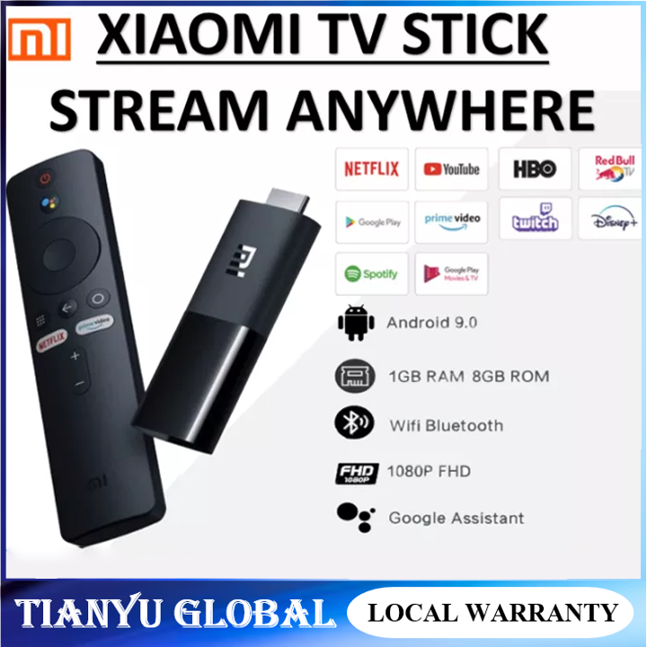 Original Xiaomi Mi TV Stick Android TV 9.0 - GLOBAL - Make your TV Smart !