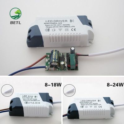 ♝ 1pc LED Driver 8-18W/8-24W LED white Waterproof Ceiling Light Lamp Driver Transformer Power Supply LED Driver Lighting Parts Accessories