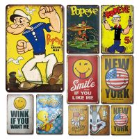 Rustic Anime Poster Metal Plate Tin Sign Vintage Gamer Room Decor Plaque Retro Game Art Painting Kid Room Home Decor Accessories