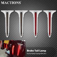 Motorcycle Rear Side LED Tail Brake Light Saddle Bag Ents Lights For Harley Tou Street Electra Glide Road King 1993-2013