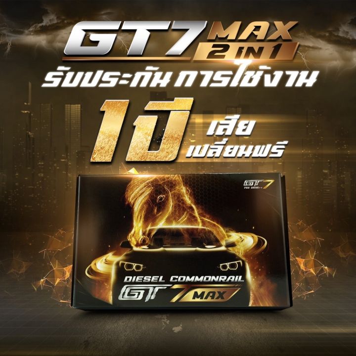 กล่องดันราง-gt7-max-แถมฟรี-ขาตั้งติดกระจก