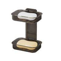 【HOT】▧  Wall-mounted Shelves Toilet Punching Double-layer Drain Rack