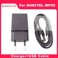 New Original Oukitel WP20 Adapter Charger Charging EU Plug Travel USB Cable Data Cable Accessories For Oukitel WP20 Smart Phone