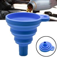 Engine Funnel Car Universal Silicone Long Neck Funnel Washer Fluid Change Foldable Portable Auto Engine Oil Petrol Change Funnel Fuel System Tools