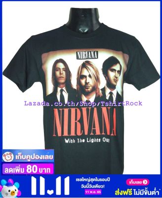 เสื้อวง NIRVANA เนอร์วานา ไซส์ยุโรป เสื้อยืดวงดนตรีร็อค เสื้อร็อค  NIR512 ส่งจาก กทม.