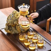 【hot】☁ Toad Puer Oolong Cup Set Heat-resistant Holder