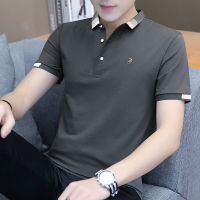 Mens Short-sleeved T-shirt 2022 Summer New Style POLO Shirt Korean Fashion Lapel T-shirt Summer Business Shirt