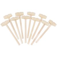 5/10pc Mini Wooden Hammer Tool Kids Toy Accessories Crafts Birthday Wedding Holiday Party Cake Surprise Mallet Accessories Props