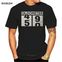 Oldometer 49 50 50Th Birthday Gift Vintage Men Black Tshirt Latest New Style Tee Shirt|T-Shirts|   - AliExpress