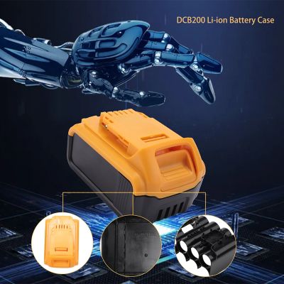 DCB200 Li-Ion Battery Plastic Case PCB Charging Protection Circuit Board Shell for Dewalt 18V 20V DCB183 Li-Ion Battery