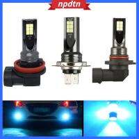 NPDTN 2ชิ้นไฟ LED 12SMD 3030ชุดสัญญาณสูง/ต่ำสัญญาณไฟเลี้ยวสำหรับ H11 9006 H4 H7ไฟหน้าการขับขี่ไฟตัดหมอกไฟ DRL รถ