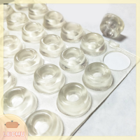 ? LECHU? 12 PCS CLEAR self adhesive stopper ยางกันกระแทกตู้กันชนซิลิโคน