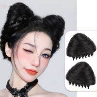 Sanhe 1คู่ Chignon สั้นสังเคราะห์ต่อผม Chignon Donut Roller Bun วิกผม Claw คลิปใน Hairpiece สำหรับผู้หญิง