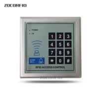 125KHz Door Access Control system 1000 users EM access control keypad with 10 pieces RFID crystal Keyfobs