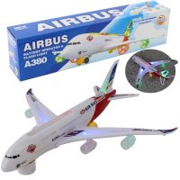 ProudNada Toys ของเล่นเด็ก เครื่องบิน เครื่องบินชนถอยชนถอย(มี 2 สีให้เลือก) AIRLINES FLASH ELECTRIC NO.A380