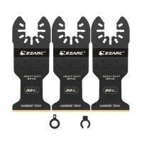 [HOT CHLXIWSHG 552] EZARC 3ชิ้นเครื่องมือสั่นใบมีดคาร์ไบด์ Multitool ใบเลื่อยสำหรับวัสดุแข็งแข็งโลหะเล็บน็อตและสกรู