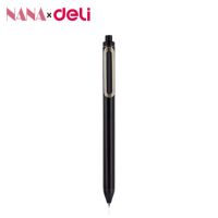NANA ปากกาเจลหมึกดำ แบบกด ปากกาเจล หัวกลม ปากกาหมึกเจลแบบกด 0.5มม. หมึกดำ เปลี่ยนไส้ได้ 3ด้าม 5ด้าม ส่งแบบสุ่มสี