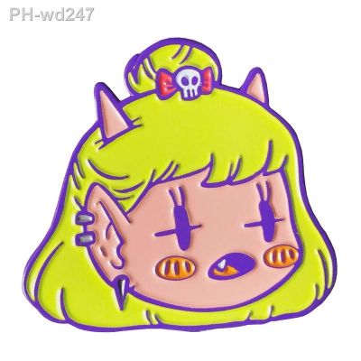 GIRL DOLLY the demon enamel pin badge