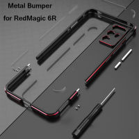 For Nubia Red Magic 6R Case Aluminum Metal Bumper for RedMagic 6R Frame Slim Cover phone case for RedMagic 6 R Metal Shell