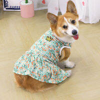 Floral Clothes For Large Small Dogs Summer Spring Puppy 2020 New Dress Size XS To 4XL French Bulldog Corgi Pet Cat Fashion Skirt Dresses