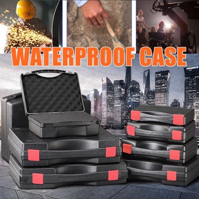 Toolbox Plastic Waterproof and Shockproof Tool Box Hard Case Impact Resistant Equipment Instrument Organizer with Sponge Portable Suitcase for Outdoor Car Repair