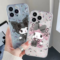 เคสป้องกันสำหรับ X4 POCO Pro M4 M3 Pro 5G X3 NFC GT F3เจ้าหญิงมหัศจรรย์ Kuromi My Melody ขอบสี่เหลี่ยมรองรับการกระแทก Cover