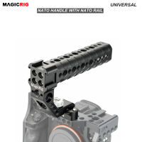 Magicrig ชุดอุปกรณ์ NATO แบบปลดออกได้อย่างรวดเร็วแท่นยึดสำหรับรองเท้ารางนาโต A6500A7IIIa7riiiA7Cbmpcc 4K &amp; 6K กรง