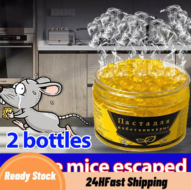 【Newly upgraded 2 bottles】 Rat Repellent Gel Mouse repellent Penghalau