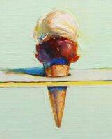 ☜♧ Wayne Thiebaud สองรสชาติ Giclee Art ฟิล์มพิมพ์ผ้าไหมโปสเตอร์ Home Wall Decor 24x36inch