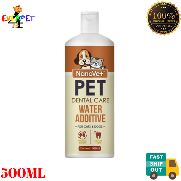 NANOVET Dental Care Water Additive 500ML for Cat and Dog Lazada