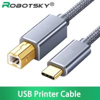 USB C to USB B 2.0 Printer Cable Braided Printer Scanner Cord for Canon Epson HP Samsung Printer Cord Scanner USB Printer Cable Cables  Converters